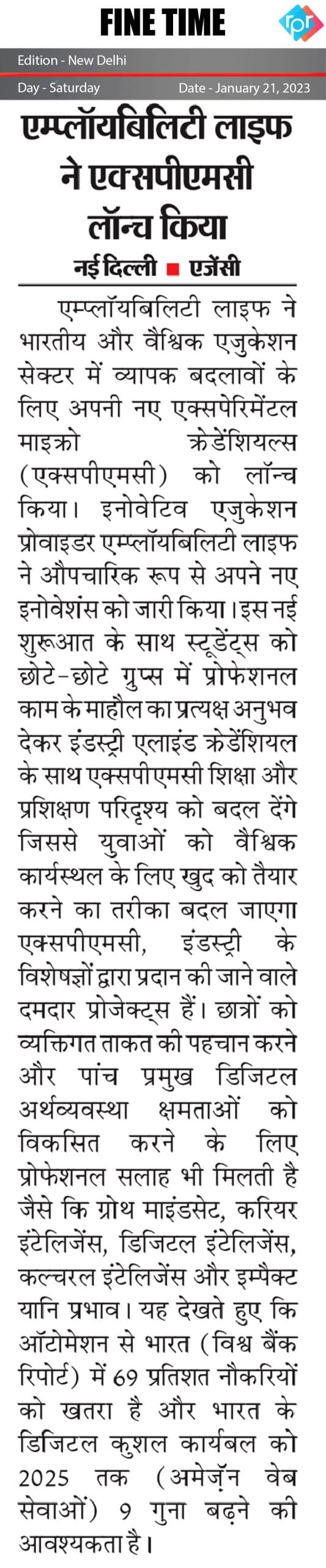Employability.life Hosts Summit in New Delhi